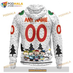 Personalized NHL Calgary Flames Peanuts Snoopy Design Shirt 3D Hoodie 2 1