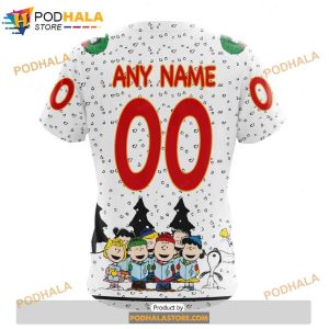 Personalized NHL Calgary Flames Peanuts Snoopy Design Shirt 3D Hoodie 4 1