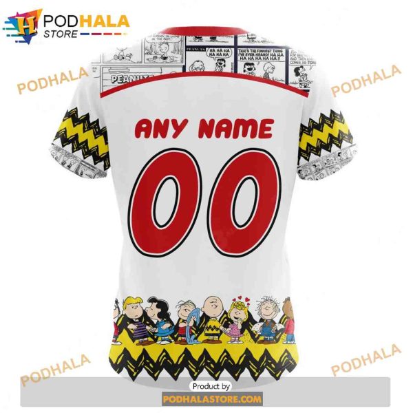 Personalized NHL Carolina Hurricanes Peanuts Snoopy Design Shirt 3D Hoodie