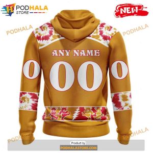 Personalized NHL Chicago Blackhawks Grateful Dead Design Shirt 3D Hoodie 2