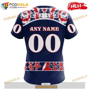 Personalized NHL Columbus Blue Jackets Grateful Dead Design Shirt 3D Hoodie 4