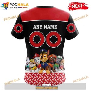 Personalized NHL Columbus Blue Jackets Paw Patrol Design Shirt 3D Hoodie 4