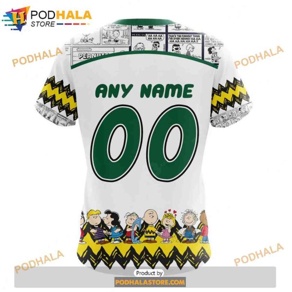 Personalized NHL Dallas Stars Peanuts Snoopy Design Shirt 3D Hoodie Gift