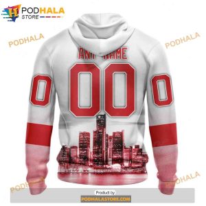 Personalized NHL Detroit Red Wings Motor City Design Shirt 3D Hoodie 2