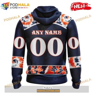 Personalized NHL Edmonton Oilers Grateful Dead Design Shirt 3D Hoodie 2