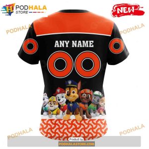 Personalized NHL Edmonton Oilers Paw Patrol Design Shirt 3D Hoodie 4