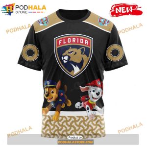 Personalized NHL Florida Panthers Paw Patrol Design Shirt 3D Hoodie 3