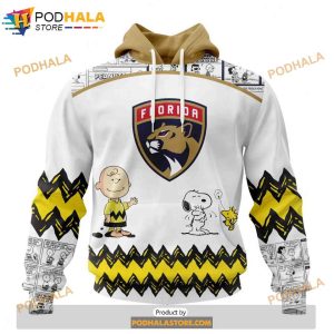 Personalized NHL Florida Panthers Peanuts Snoopy Design Shirt 3D Hoodie 1 1