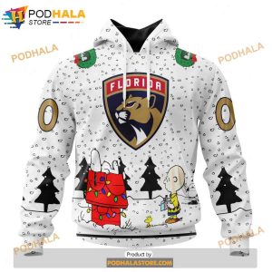 Personalized NHL Florida Panthers Peanuts Snoopy Design Shirt 3D Hoodie 1