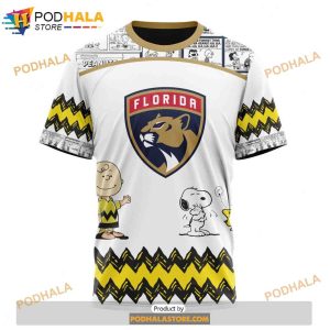 Personalized NHL Florida Panthers Peanuts Snoopy Design Shirt 3D Hoodie 3 1