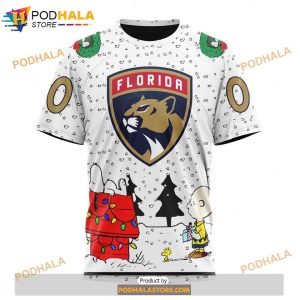 Personalized NHL Florida Panthers Peanuts Snoopy Design Shirt 3D Hoodie 3