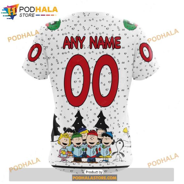 Personalized NHL New Jersey Devils Peanuts Snoopy Design Shirt 3D Hoodie Gift