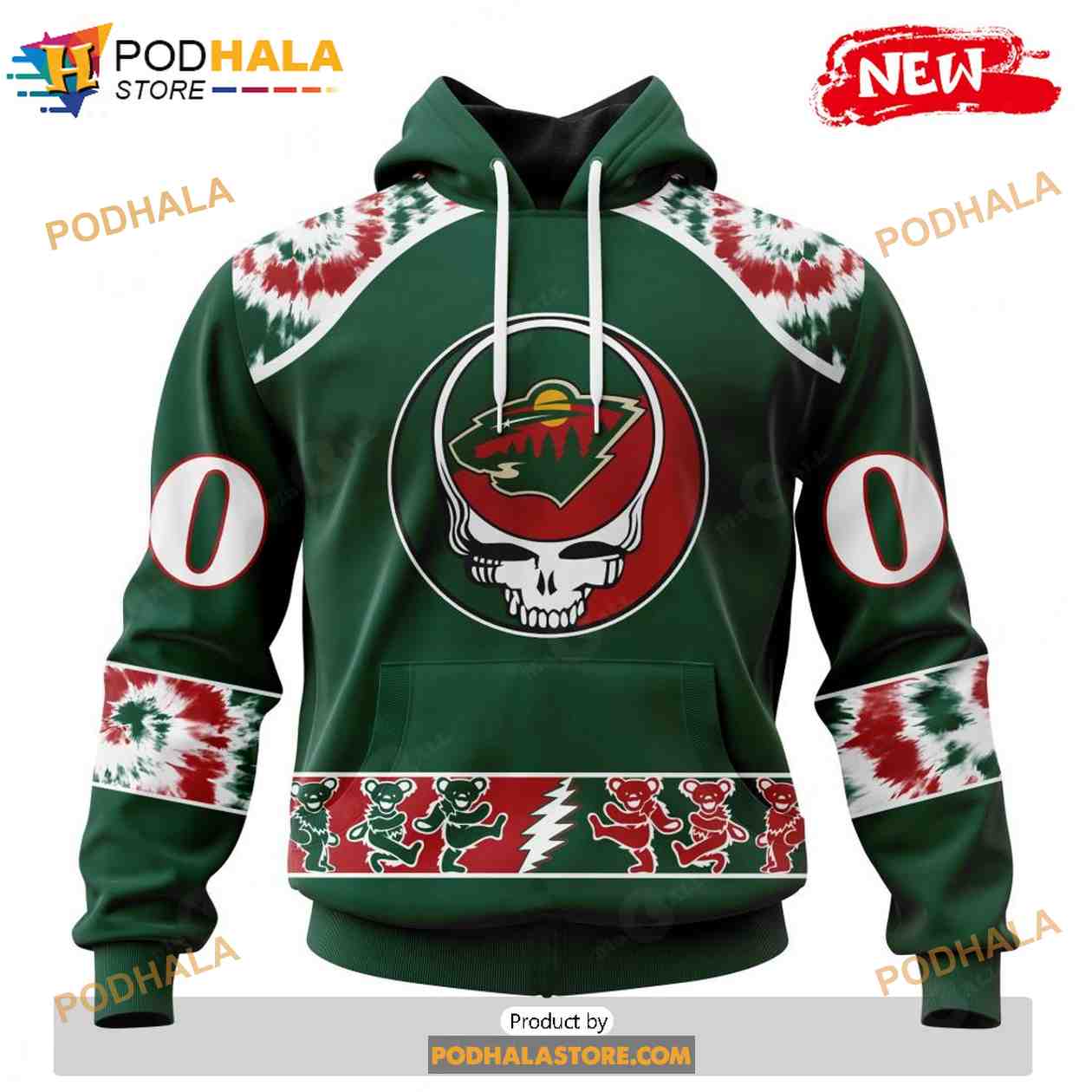 Personalized NHL Minnesota Wild Reverse Retro 3D Hoodie All Over Print -  T-shirts Low Price