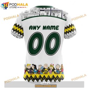Personalized NHL Minnesota Wild Peanuts Snoopy Design Shirt 3D Hoodie 4 1