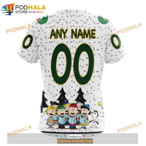 Personalized NHL Minnesota Wild Peanuts Snoopy Design Shirt 3D Hoodie 4