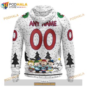 Personalized NHL Montreal Canadiens Peanuts Snoopy Design Shirt 3D Hoodie 2 1