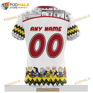 Personalized NHL Montreal Canadiens Peanuts Snoopy Design Shirt 3D Hoodie 5