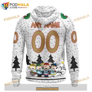 Personalized NHL Ottawa Senators Peanuts Snoopy Design Shirt 3D Hoodie 2 1