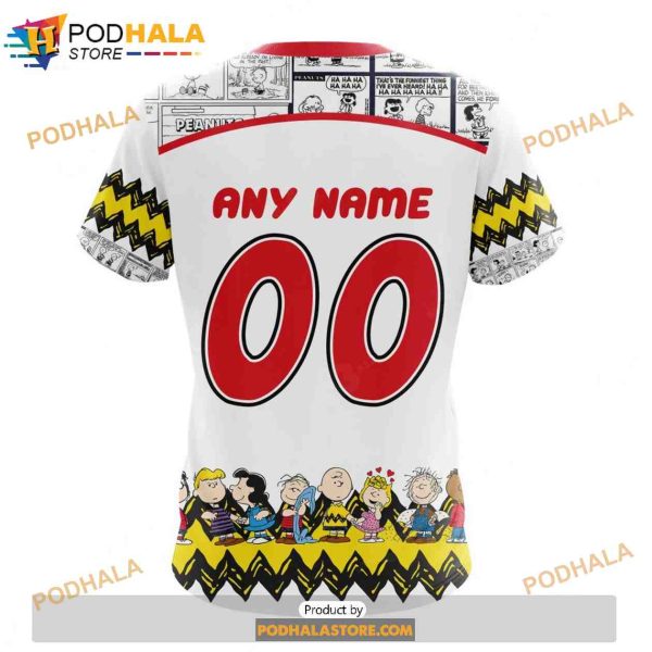 Personalized NHL Ottawa Senators Peanuts Snoopy Design Shirt 3D Hoodie