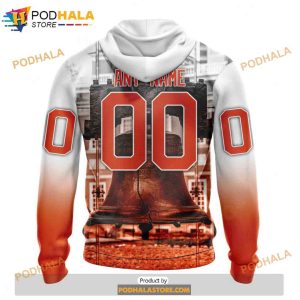 Personalized NHL Philadelphia Flyers Design With The Liberty Bell Shirt 3D Hoodie 2