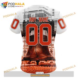 Personalized NHL Philadelphia Flyers Design With The Liberty Bell Shirt 3D Hoodie 4