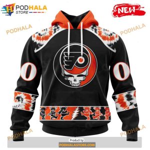 Grateful Dead Philadelphia Flyers 3D Hockey Jersey Personalized