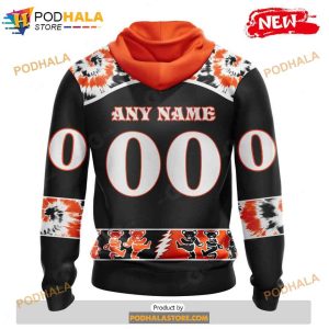 Personalized NHL Philadelphia Flyers Grateful Dead Design Shirt 3D Hoodie 2
