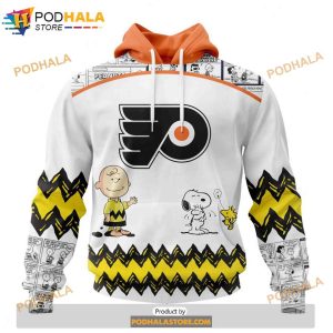 Personalized NHL Philadelphia Flyers Peanuts Snoopy Design Shirt 3D Hoodie 1 1