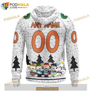Personalized NHL Philadelphia Flyers Peanuts Snoopy Design Shirt 3D Hoodie 2
