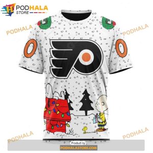 Personalized NHL Philadelphia Flyers Peanuts Snoopy Design Shirt 3D Hoodie 3