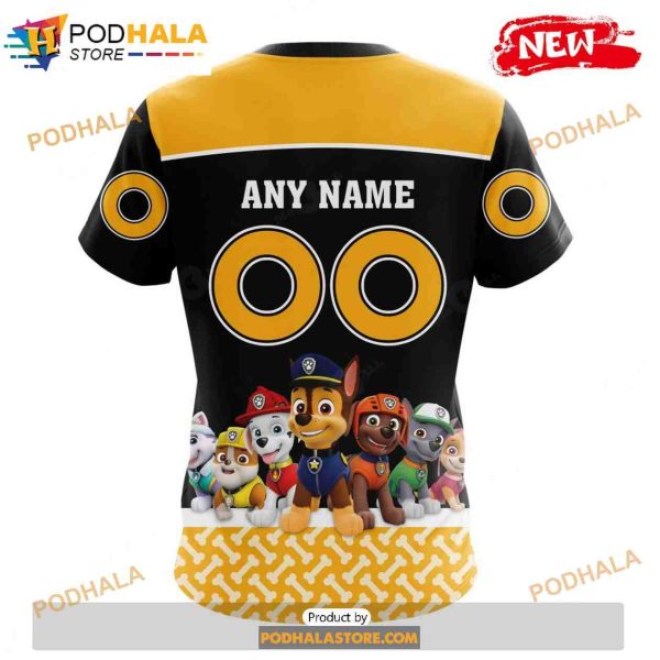 Personalized NHL Pittsburgh Penguins Paw Patrol Design Shirt 3D Hoodie
