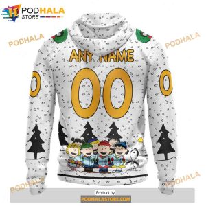 Personalized NHL Pittsburgh Penguins Peanuts Snoopy Design Shirt 3D Hoodie 2