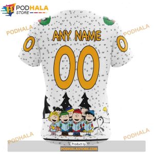 Personalized NHL Pittsburgh Penguins Peanuts Snoopy Design Shirt 3D Hoodie 4