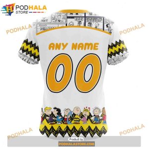 Personalized NHL Pittsburgh Penguins Peanuts Snoopy Design Shirt 3D Hoodie Gift 4
