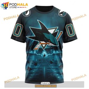 Personalized NHL San Jose Sharks Spcial Design Shirt 3D Hoodie 3