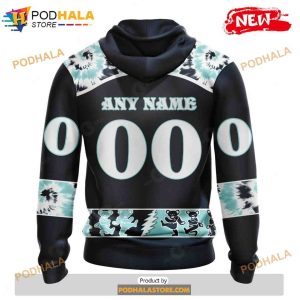 Personalized NHL Seattle Kraken Grateful Dead Design Shirt 3D Hoodie 2