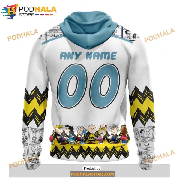 Personalized NHL Seattle Kraken Peanuts Snoopy Design Shirt 3D Hoodie