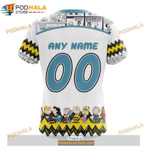 Personalized NHL Seattle Kraken Peanuts Snoopy Design Shirt 3D Hoodie 4