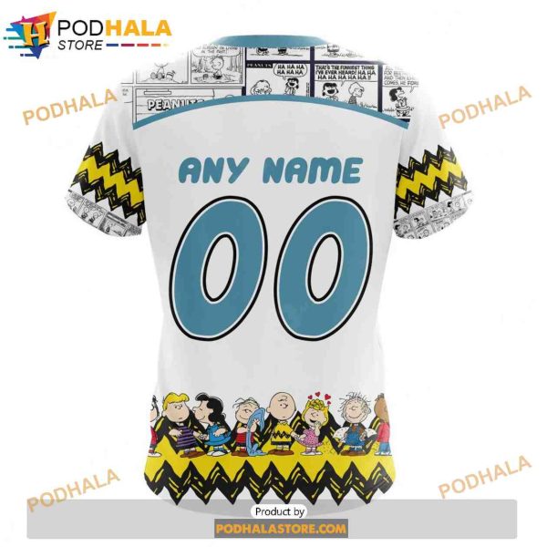 Personalized NHL Seattle Kraken Peanuts Snoopy Design Shirt 3D Hoodie