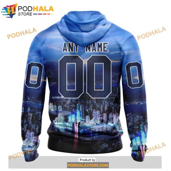 Personalized NHL Vancouver Canucks Design With City Skyline Shirt 3D Hoodie