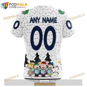 Personalized NHL Vancouver Canucks Peanuts Snoopy Design Shirt 3D Hoodie 4
