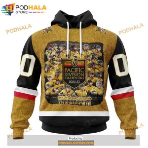 Personalized NHL Vegas Golden Knights Pacific Division Champions Kits Shirt 3D Hoodie 1