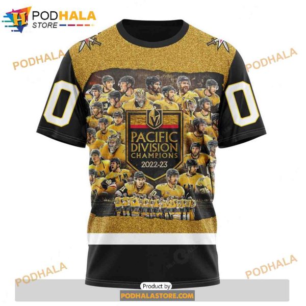 Personalized NHL Vegas Golden Knights Pacific Division Champions Kits Shirt 3D Hoodie