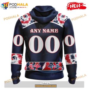 Personalized NHL Washington Capitals Grateful Dead Design Shirt 3D Hoodie 2