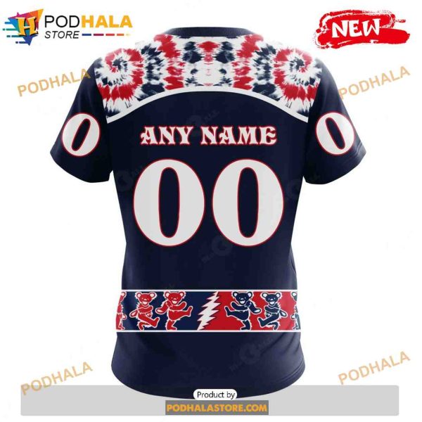 Personalized NHL Washington Capitals Grateful Dead Design Shirt 3D Hoodie