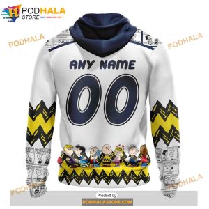Personalized NHL Washington Capitals Peanuts Snoopy Design Shirt 3D Hoodie 2