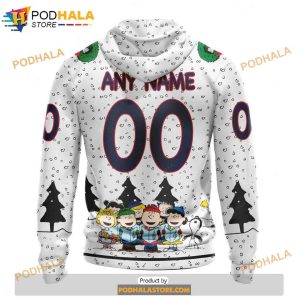 Personalized NHL Washington Capitals Peanuts Snoopy Hoodie 3D 2