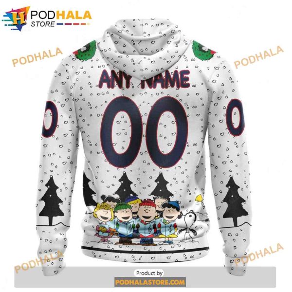 Personalized NHL Winnipeg Jets Peanuts Snoopy Design Shirt 3D Hoodie
