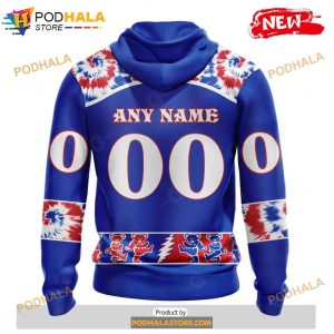 Personalized NHL York Rangers Grateful Dead Design Shirt 3D Hoodie 2