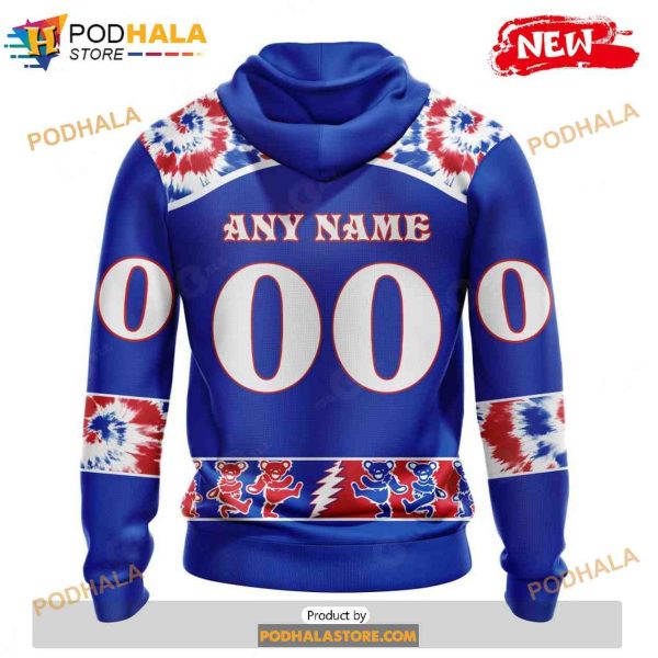 Personalized NHL New York Islanders Grateful Dead Design Shirt 3D Hoodie